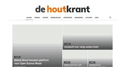 Desktop Screenshot of dehoutkrant.nl